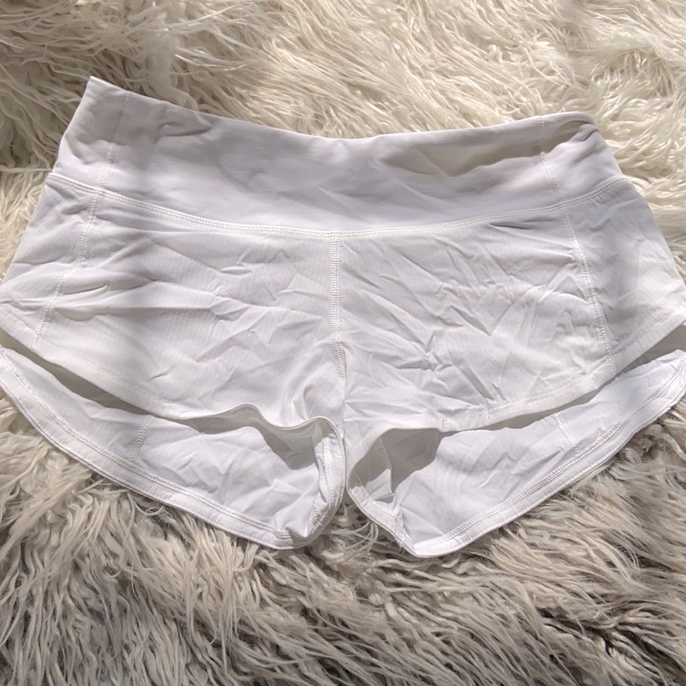 White Lululemon Shorts